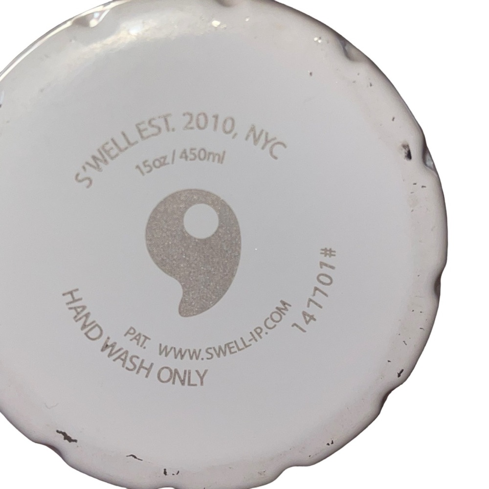 S'ip by S'well Stainless Steel Island Time Palm Trees Water Bottle 15 Fl Oz EUC - Picture 3 of 5